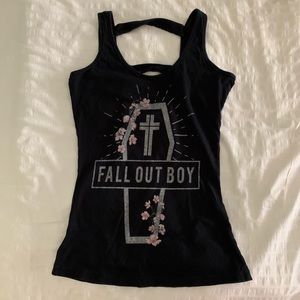 fall out boy graphic tank